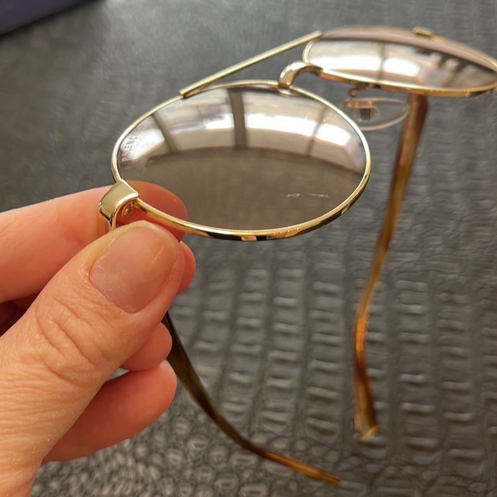 Balenciaga Sunglasses #BB0019SK Light Gold Frame - Picture 9 of 10